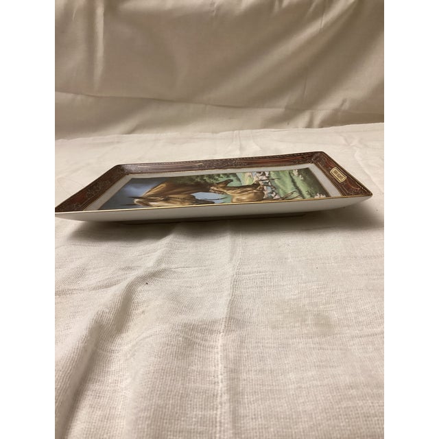 1980s 1980s The Franklin Mint Heirloom Qurter Horse Plate by Michael Devall Fernell For Sale - Image 5 of 5