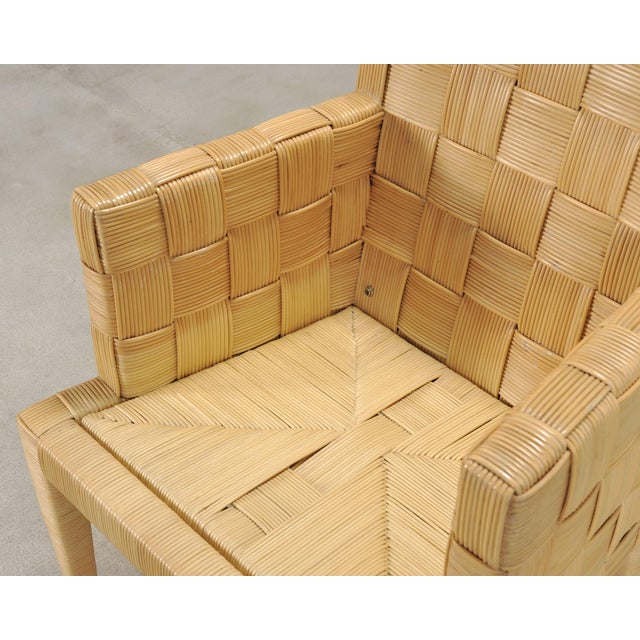 Set of Twelve John Hutton Donghia Block Island Cane Dining Chairs For Sale - Image 16 of 18