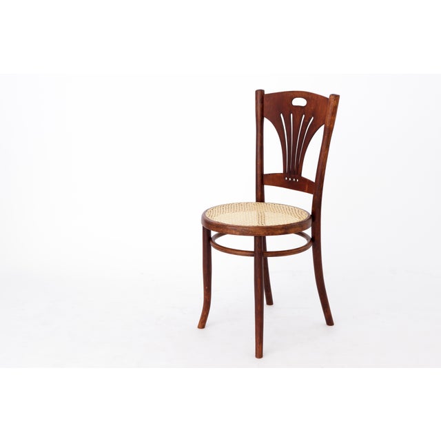 Bentwood vintage chair by Autrian manufacturer Mundus, competitor from Thonet. Production period: approx. 1930s-1950s....