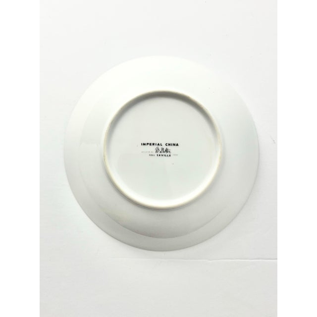 1990s 1990s Imperial “Seville” Porcelain Dessert Bowls - Set of 12 For Sale - Image 5 of 5