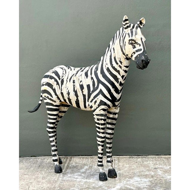 Vintage Life Size Baby Zebra For Sale - Image 15 of 15