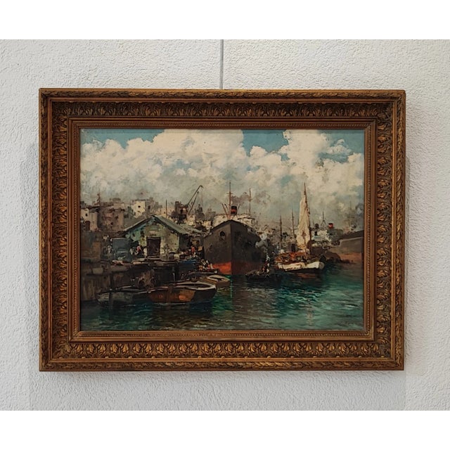 Artist painter of seascapes, port seascapes, landscapes, figures. He had completely specialized in paintings of the...