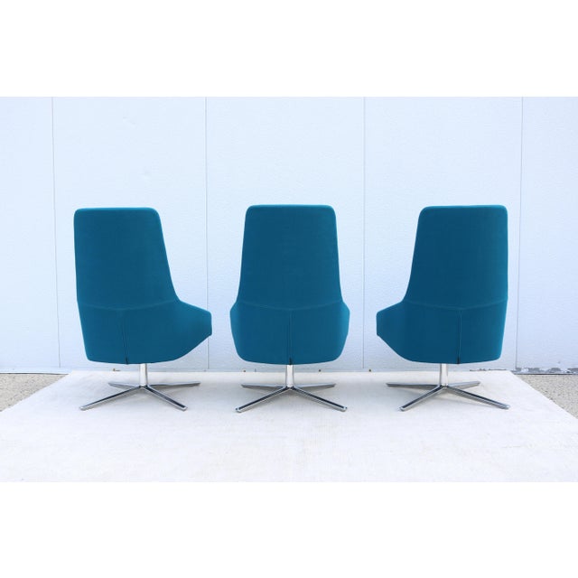 Contemporary Lievore Altherr Molina for Andreu World Alya Swivel Lounge Chair For Sale - Image 11 of 18