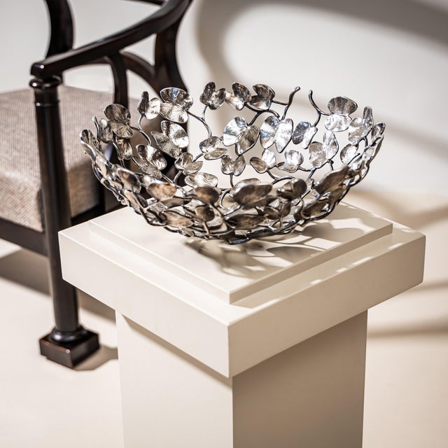 Silver-Plated Bowl Model "Kachnar Ii" by Mann Singh (India, B. 1977) for Driade, Italy, Designed 1994 For Sale - Image 12 of 12