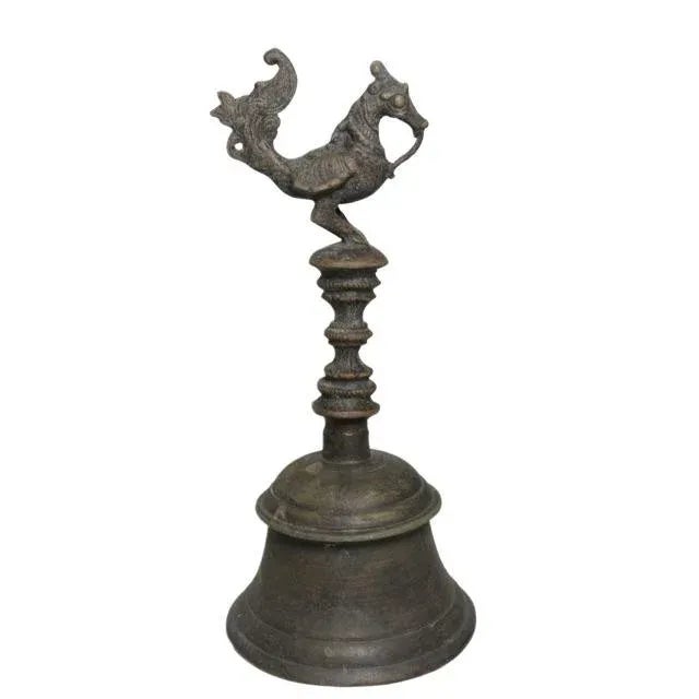 Antique Indonesian Brass Bell For Sale - Image 11 of 11