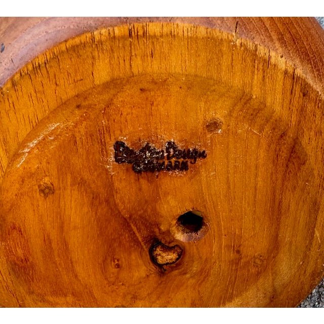 Mid-Century Modern Vintage Randers Design Teak Table Lamp For Sale - Image 3 of 4