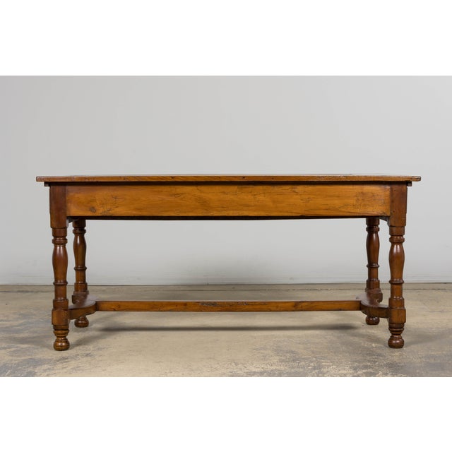 French Provincial Antique Late 19th Century French Provincial Fruitwood Dining Table For Sale - Image 3 of 18