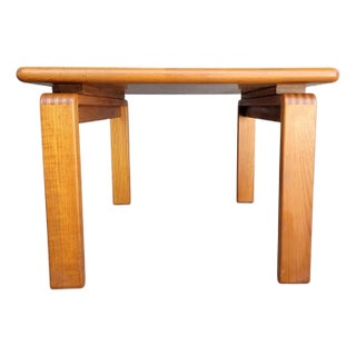 Solid Teak Danish Modern Patchwork Side Table For Sale