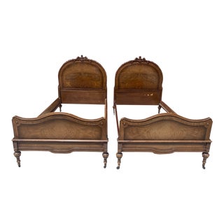 Antique French Louis XVI Style Twin Bed - a Pair For Sale