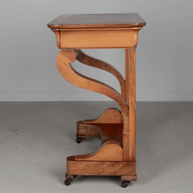 19th Century French Louis Philippe Walnut Console For Sale In Orlando - Image 6 of 10