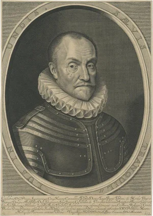 Print of William of Orange, 1624, Paper