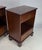 Vintage Chippendale Style Mahogany Open Cubby Nightstands - A Pair For Sale - Image 4 of 16