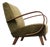 Bentwood Armchair in Forest Green Velvet by Jindrich Halabala, 1930s For Sale