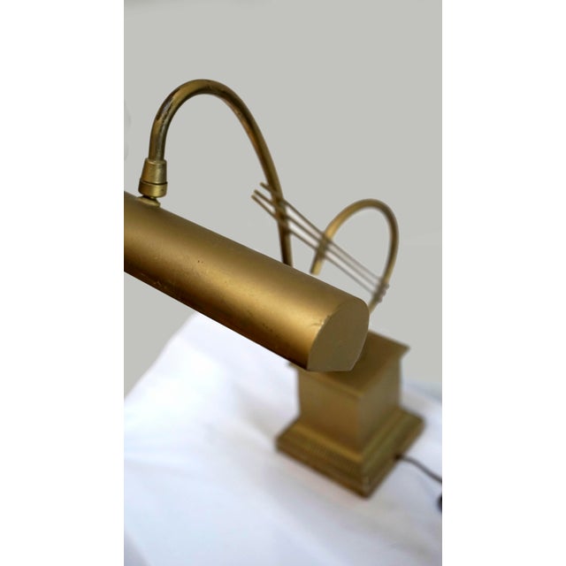Vintage 1960s Treble Clef Piano Light For Sale - Image 4 of 13