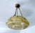 Art Deco Pendant Light in Amber Uranium Glass, 1930s For Sale - Image 4 of 18