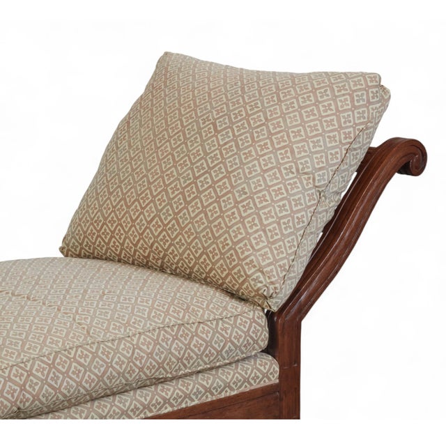 Neoclassical Rose Tarlow Melrose House 18th C Style Italian Neoclassical Walnut Bench - Fortuny For Sale - Image 3 of 5