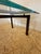 Burnished Brass Metal With Glass Top Coffee Table For Sale - Image 12 of 12