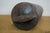Brown Antique Large Primitive Iron Camel Bell With Leather Handle For Sale - Image 8 of 11