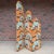 Mid-Century Modern Three Panel Upholstered Folding Room Divider Covered in Jack Lenor Larsen Fabric For Sale - Image 3 of 12