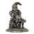 Antique Cast Iron Medieval Renaissance Era Court Jester, Mr Punch, and Dog Door Stop For Sale