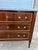 French 19th Century Louis XVI Carrara Marble Top Mahogany Commode For Sale - Image 9 of 12
