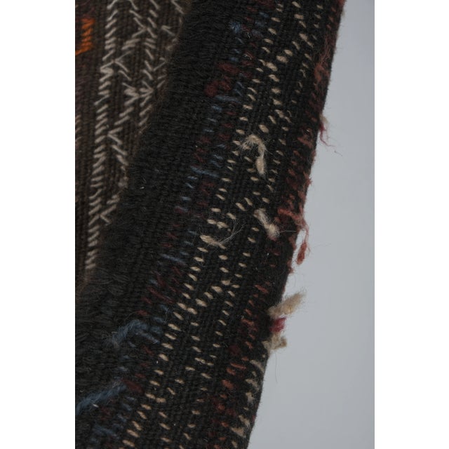 Vintage Turkish Animal Pictorial Sumac Rug 3'3'' X 5'11'' For Sale - Image 10 of 13