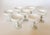 Mid 20th Century Vintage Portieux Vallerysthal French White Opaline Coupes, Set of 7 For Sale - Image 5 of 12