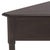 Spritely Home Gomez 1 Drawer 1 Shelf Corner Table in Dark Chocolate For Sale - Image 4 of 10
