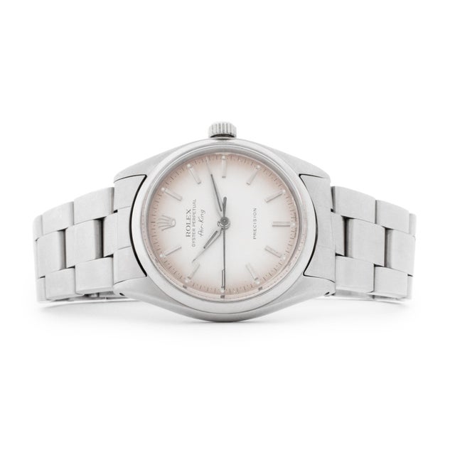Rolex Oyster Perpetual Air-King Steel Watch For Sale In New York - Image 6 of 11