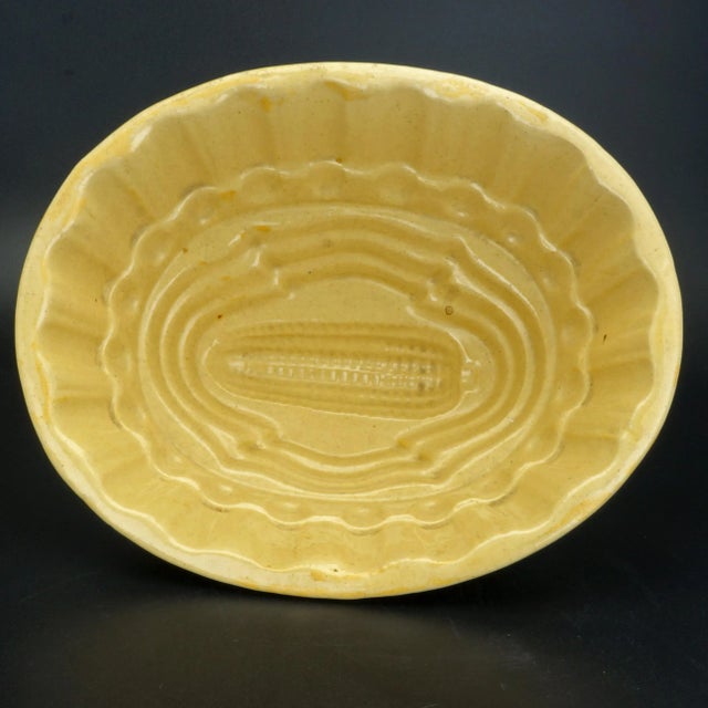 Victorian Ceramic Food Mold With Corn Design Late 19th Century For Sale In Phoenix - Image 6 of 6