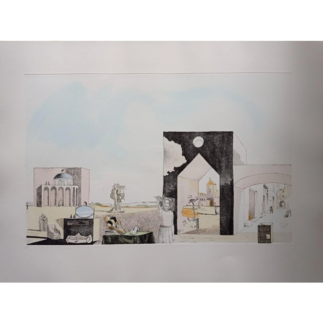 Salvador Dali, Paranoid Town, 1999, Lithograph For Sale - Image 4 of 4