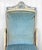 Vintage French Empire Style Blue Upholstered Chaise Lounge For Sale - Image 6 of 12