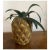 Wood American Virginia Folk Art Carved Wood, Tin & Paint Decorated Sculpture of a Pineapple Signed Nancy Thomas For Sale - Image 7 of 10