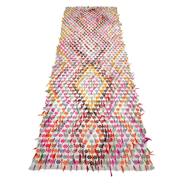 Vintage Runner Rug Kilim• Turkish Handwoven Tribal Flat Weave • Hallway Kitchen Decor - 3′3″ × 10′2″ For Sale - Image 4 of 17