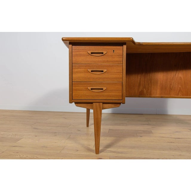 Mid-Century Teak Model A10 Boomerang Desk from Goran Strand, Sweden, 1960s For Sale - Image 17 of 18