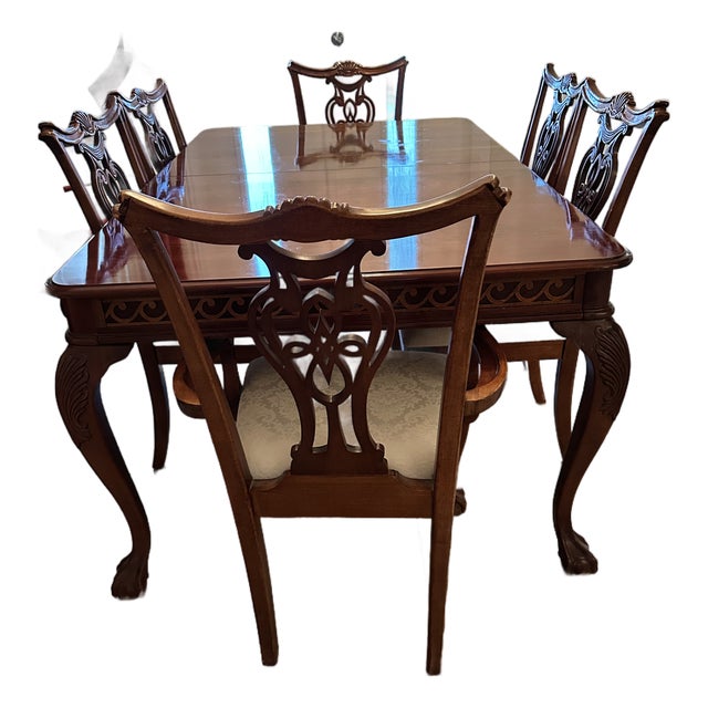 Traditional Cherry Dining Set For Sale