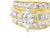This beautiful 14k yellow gold engagement ring features over 2 carats of natural diamonds! The center stone is a 0.57...