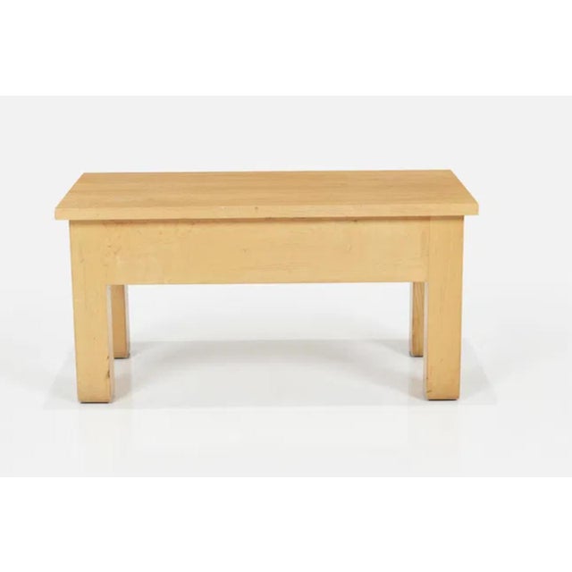 Postmodern Roy McMackin Postmodern Maple Rectangular Coffee Table, Domestic Furniture, 1990s, Usa.. For Sale - Image 3 of 5
