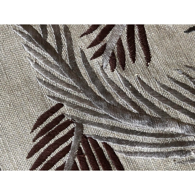 Ankasa Embroidered Linen Pillow Cover Chairish