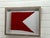 Coastal Wall Decor Letter "B" Framed Wall Art A real authentic nautical signal flag. Made by our company with our own...