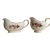 Vintage Rose Porcelain Gravy Boats – Pair– Gold Rim – Cottagecore Floral Serveware For Sale