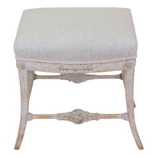 Swedish 19th Century Gustavian Stool For Sale