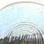 Substantially large 1980's stoneware pottery charger. - 21" diameter. Hand thrown on a potters wheel - its ridged front is...