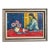 Original Mid-Century American Original Oil on Canvas Interior Scene - Portrait of a Lady - 1961 For Sale