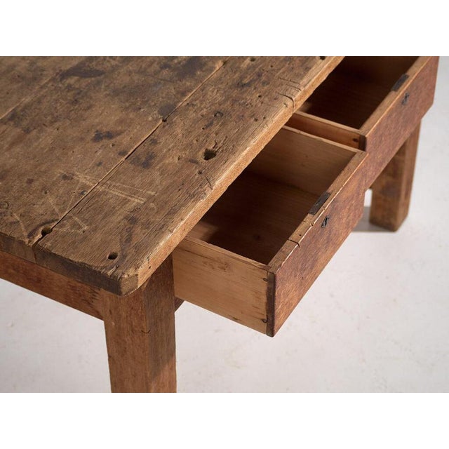 Japanese Worktable in Wood For Sale - Image 5 of 11