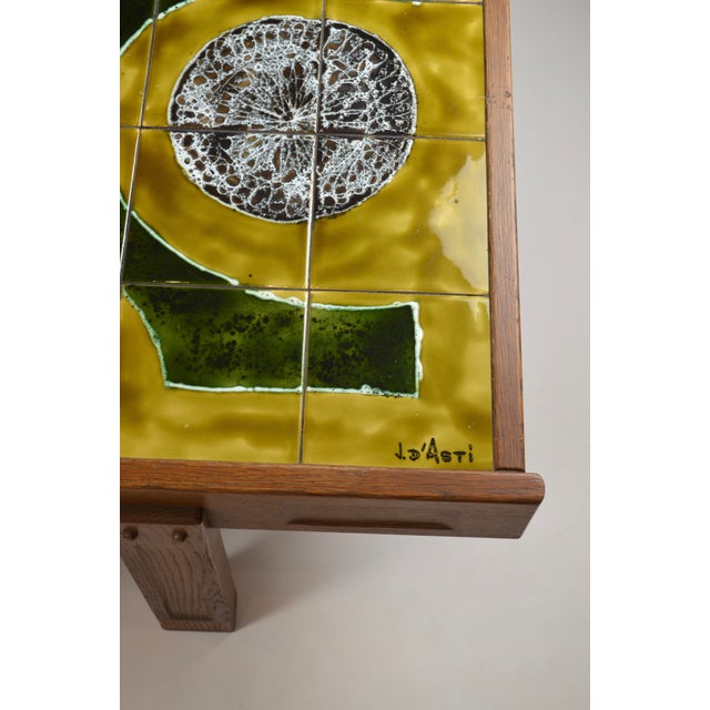 Ceramic Coffee Table by Jean Dasti, Vallauris, France, 1950s For Sale - Image 9 of 18