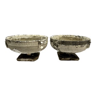 Antique Concrete Garden Urn/Planters For Sale