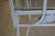 White Vintage White Ornate Iron & Metal Table W/ Shelves - Bakers Rack or Patio Plant Stand For Sale - Image 8 of 18