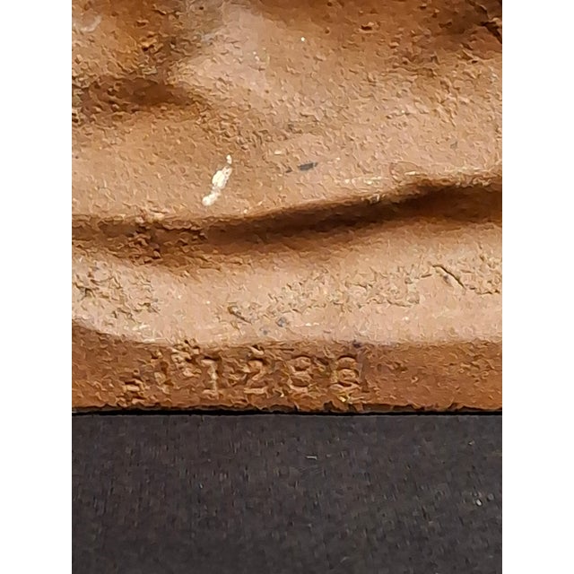 Tan Antique Judd Co Cjo 1286 Cast Iron Sailing Ship Doorstop American Flag Painted For Sale - Image 8 of 12