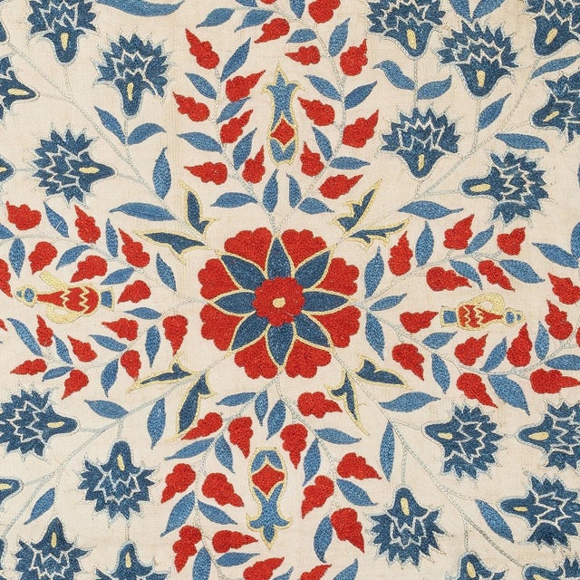 New Hand-Embroidered 100% Silk Cushion Cover – Authentic Uzbek Textile Art Elevate your home décor with this exquisite...